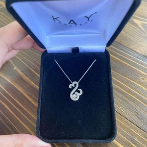 Open Hearts Rhythm Diamond Necklace